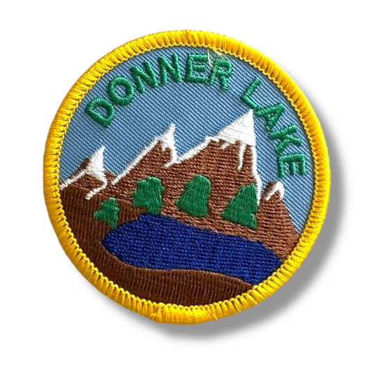 Donner Lake California Embroidered Iron On Patch - Wander Together Outfitters