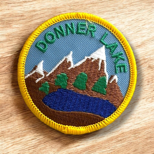 Donner Lake California Embroidered Iron On Patch - Wander Together Outfitters