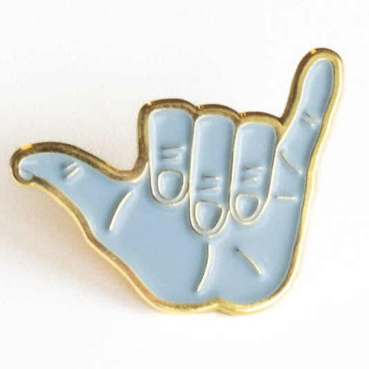 Enamel Pin - Hang Loose Hand - Shaka - Wander Together Outfitters