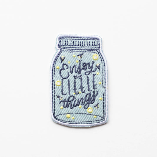 “Enjoy the Little Things”Embroidered Iron on Patch - Wander Together Outfitters