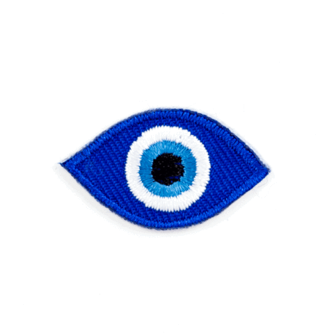 Evil Eye Embroidered Sticker Patch - Wander Together Outfitters