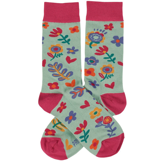 Florals Socks - Wander Together Outfitters