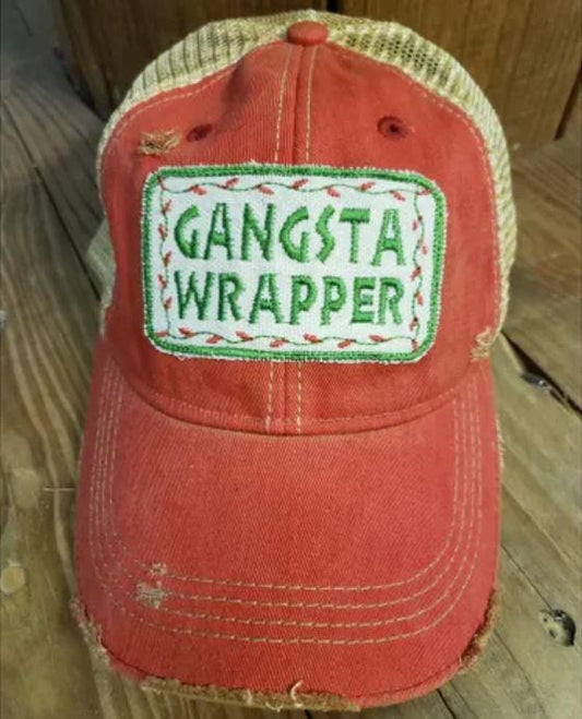 "Gangsta Wrapper" Christmas Themed Unisex Hat - Wander Together Outfitters