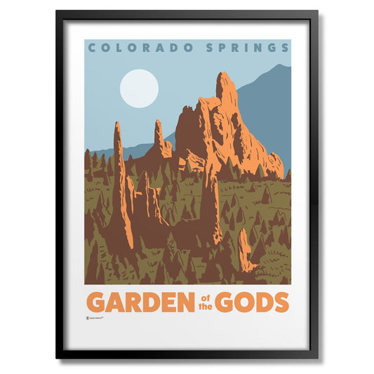 Garden of the Gods Print - Wander Together Outfitters