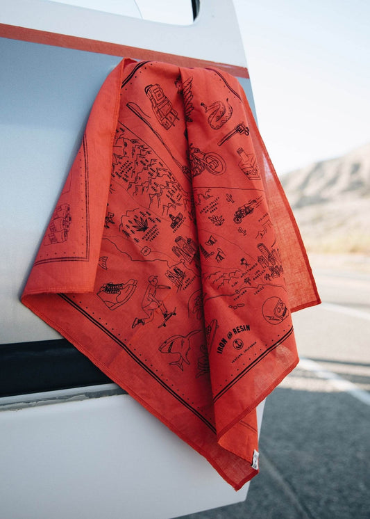 Golden State Iron & Resin Bandana - Wander Together Outfitters