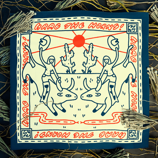 "Grab The Horns" Bandana - Wander Together Outfitters