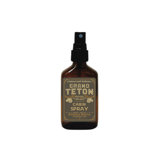 Grand Teton Cabin Spray (Cedarwood, Pepper, Patchouli) - Wander Together Outfitters