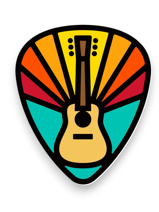 Gratifying Guitar Sticker Vinyl Decal - Wander Together Outfitters