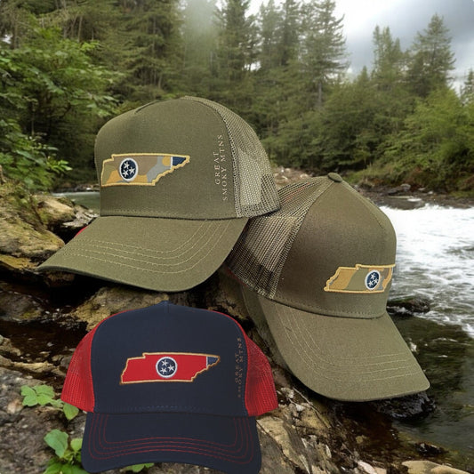 “Great Smoky Mtns” National Park Tennessee Snapback Caps - Wander Together Outfitters