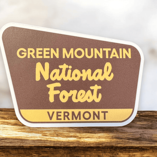 Green Mountain National Forest Vermont Laptop Sticker - Wander Together Outfitters