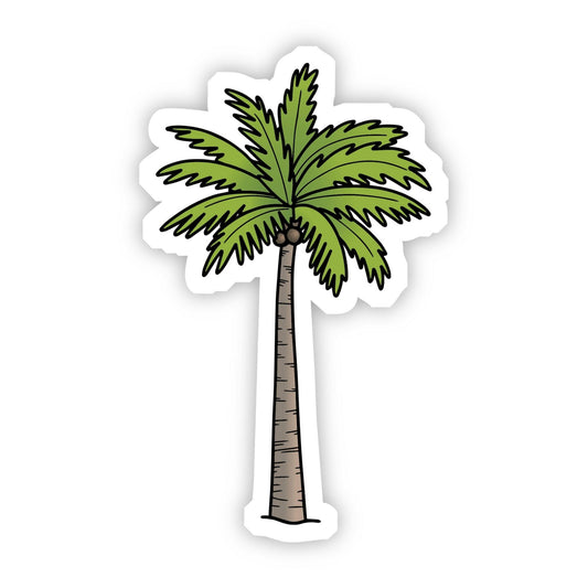Green Palm Tree Beach Aesthetic VSCO Sticker - Wander Together Outfitters