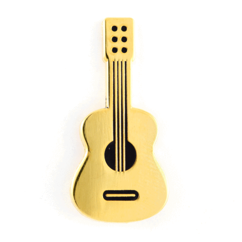 Guitar Enamel Pin - Wander Together Outfitters