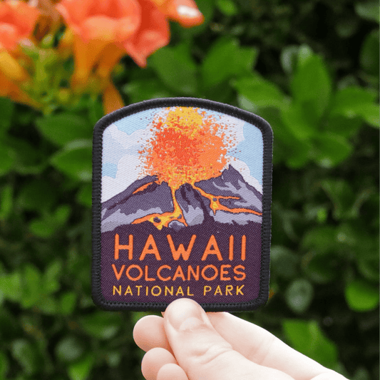 Hawaii Volcanoes National Park Patch Iron On or Sew On - Wander Together Outfitters