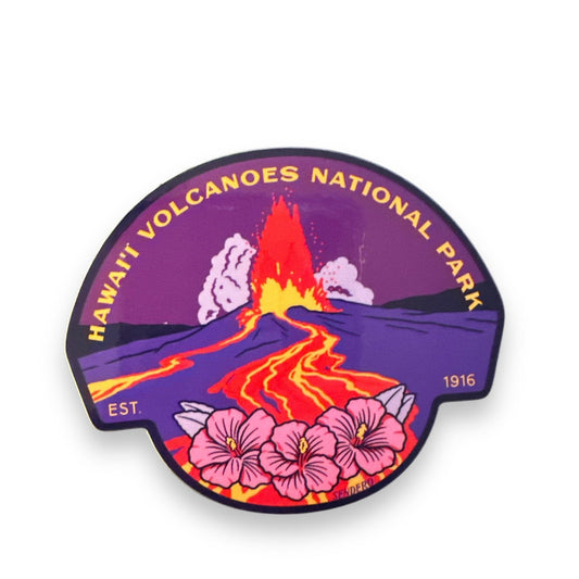 Hawaii Volcanoes National Park Vinyl Sticker - Wander Together Outfitters