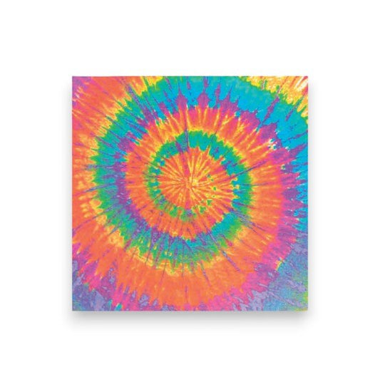 Hippie Tie Dye Vibrant Bandana 22" by 22" - Wander Together Outfitters