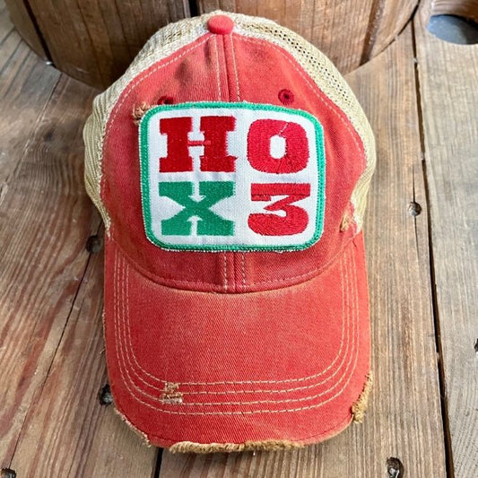 "HO X 3" Unisex Christmas Hat - Wander Together Outfitters