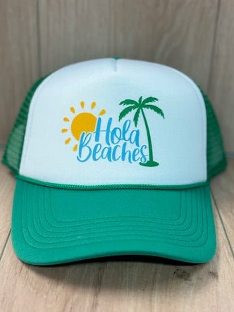 "Hola Beaches" Foam Trucker Hat - Wander Together Outfitters