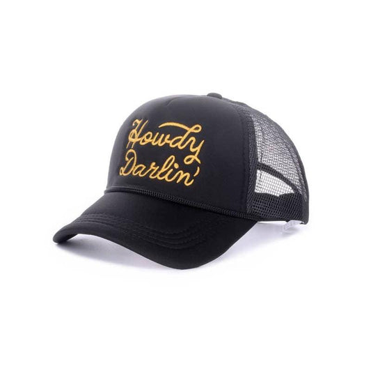 "Howdy Darlin" Mesh Trucker Cap - Wander Together Outfitters