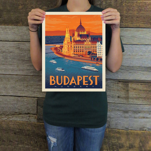 Hungary: Budapest (World Travel) Art Print - Wander Together Outfitters