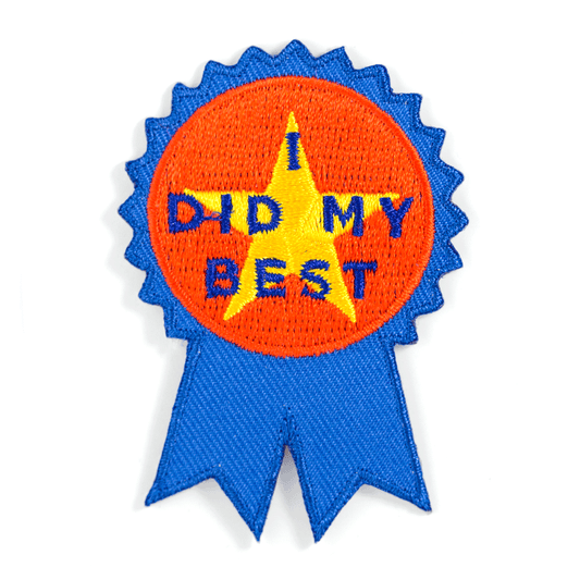 "I Did My Best" Embroidered Iron - On Patch - Wander Together Outfitters