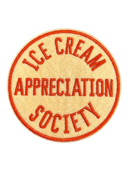 "Ice Cream Appreciation Society" Iron On Patch - Wander Together Outfitters