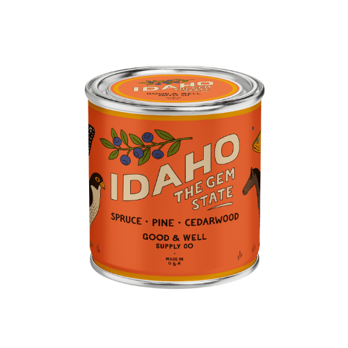 Idaho State Candle (Spruce, Pine, Cedarwood) - Wander Together Outfitters