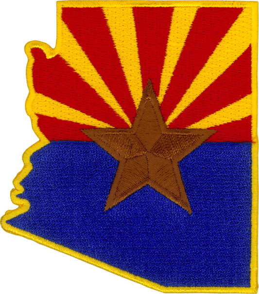Iron On Arizona State Patch - Wander Together Outfitters