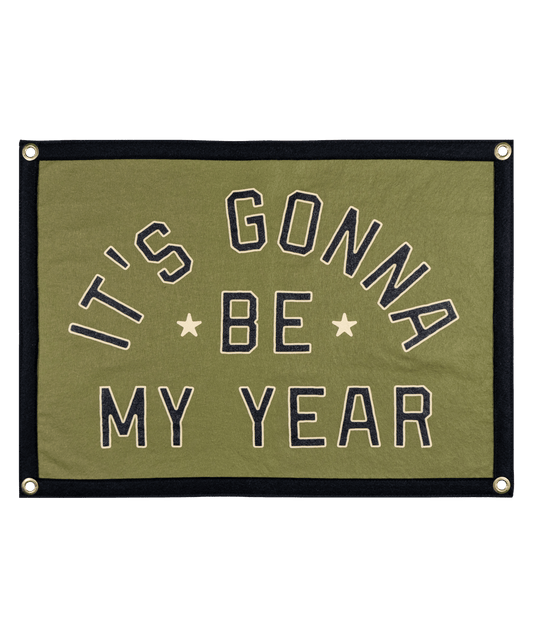 "It's Gonna Be My Year" Camp Flag by All Time Low Pennant - Wander Together Outfitters