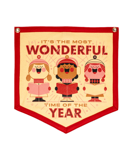 "It's The Most Wonderful Time Of The Year" Camp Flag (Limited Quantity) - Wander Together Outfitters