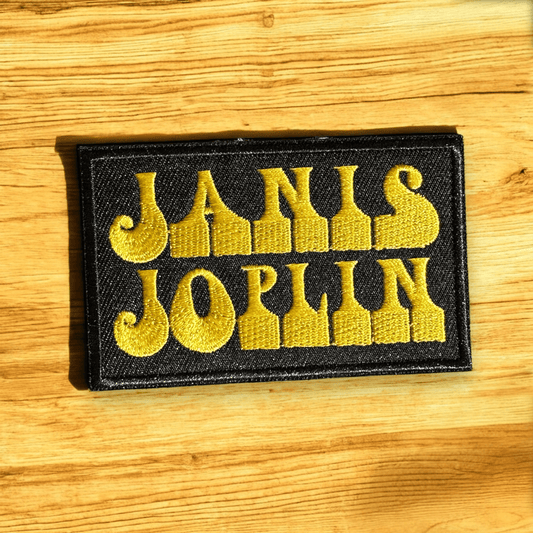 Janis Joplin Iron On Patch - Wander Together Outfitters