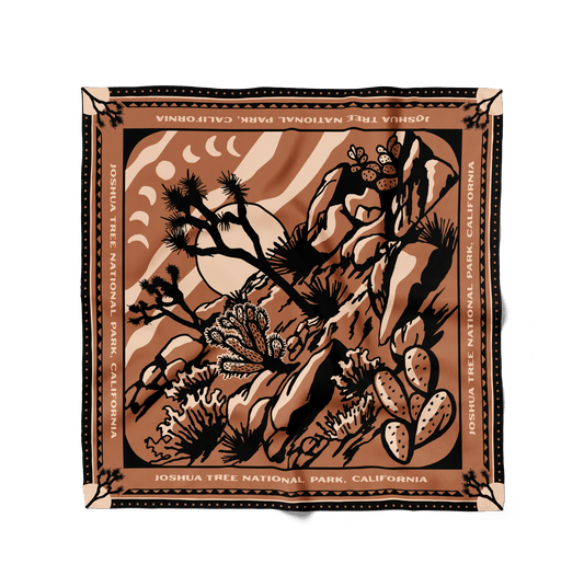 Joshua Tree National Park Bandana, Copper - Wander Together Outfitters