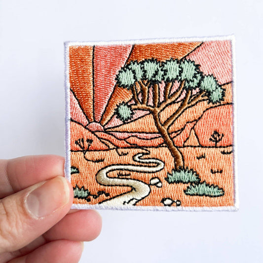 Joshua Tree National Park Patch Iron - On Embroidered Patch - Wander Together Outfitters