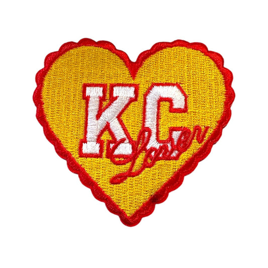 Kansas City Lover Heart Iron On Patch - Wander Together Outfitters