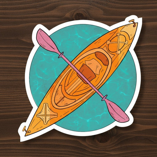 Kayaking Sticker - Wander Together Outfitters