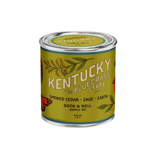Kentucky State Candle (Cedar, Sage, Earth) - Wander Together Outfitters