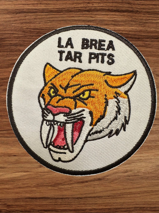 “La Brea Tar Pits” Los Angeles Iron On Embroidered Patch - Wander Together Outfitters