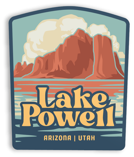 Lake Powell Durable Vinyl Sticker - Wander Together Outfitters