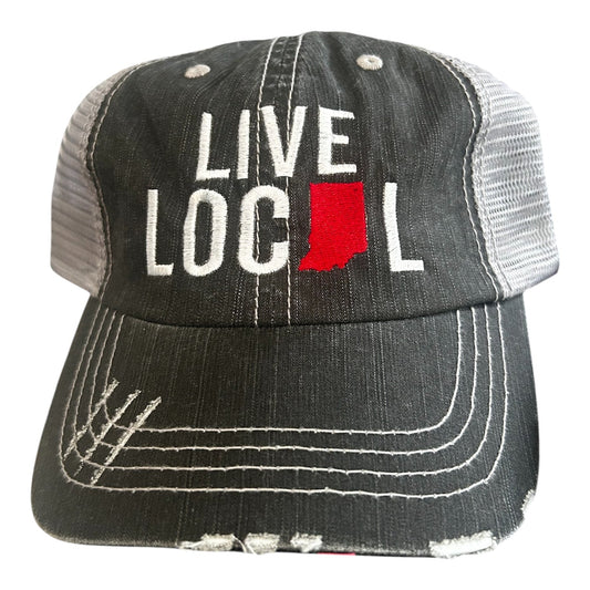"Live Local" Indiana Hat - Wander Together Outfitters
