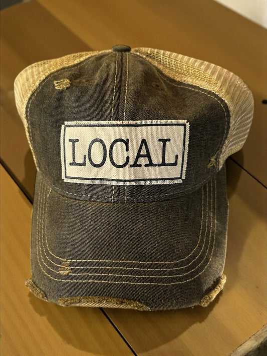 “Local” Distressed Vintage Cap - Wander Together Outfitters