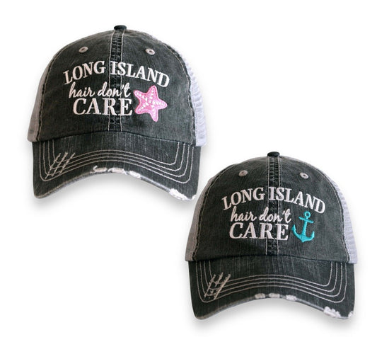 “Long Island Hair, Don’t Care” Cap - Wander Together Outfitters
