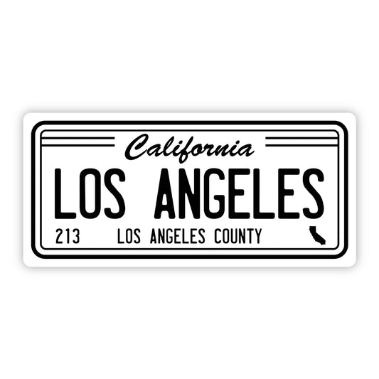 "Los Angeles California" License Plate Bumper Sticker/Vinyl Stickers (Various) - Wander Together Outfitters