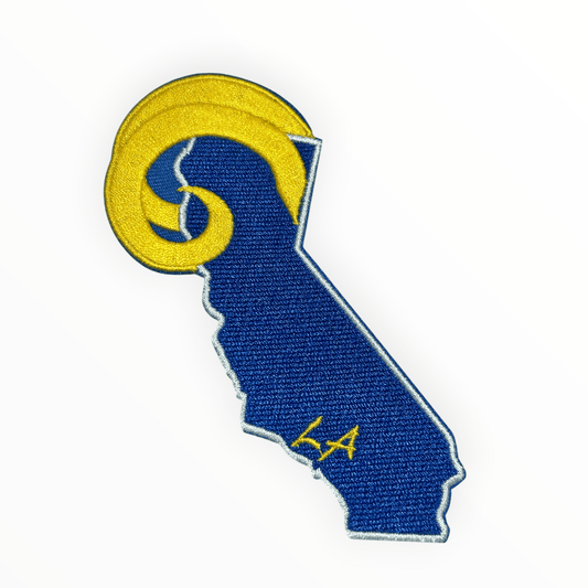 Los Angeles Rams California State Iron On Patch - Wander Together Outfitters