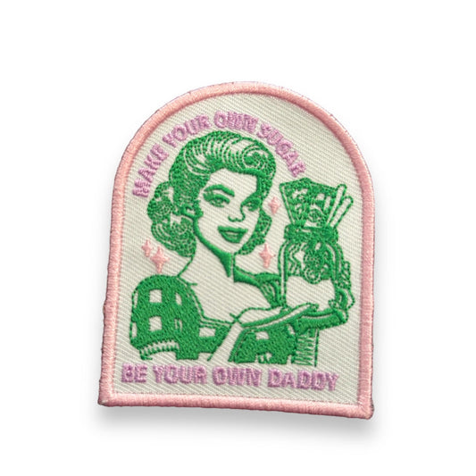 “Make Your Own Sugar” Embroidered Iron On Patch - Wander Together Outfitters