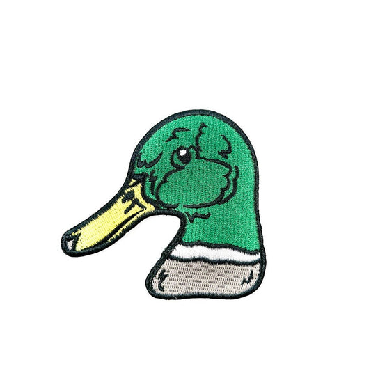 Mallard Duck Head Iron - On Patch Embroidered - Wander Together Outfitters