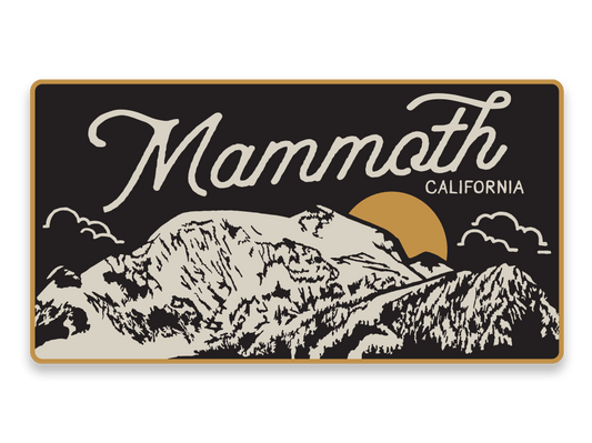 "Mammoth, California" Vinyl Sticker - Wander Together Outfitters