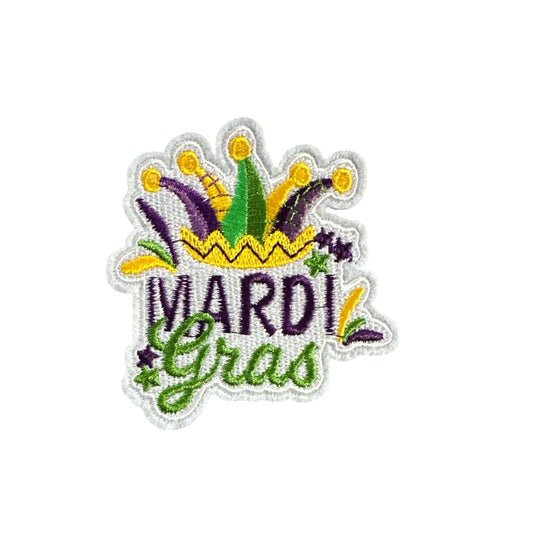 Mardi Gras Iron On Patches - Wander Together Outfitters