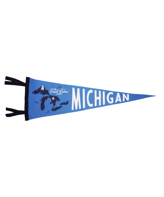 Michigan Pennant - Wander Together Outfitters