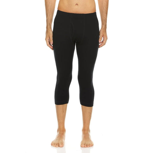 Midweight Men's Ski Bottom 3/4 Length Merino Wool - Woolverino - Wander Together Outfitters