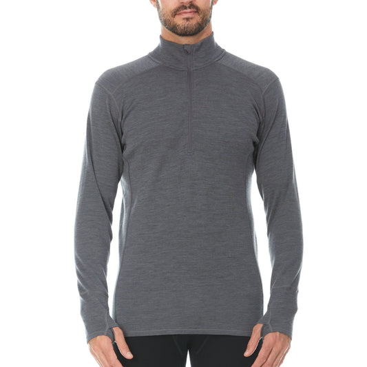 Midweight Men's Wool 1/4 Zip - 100% Merino Wool - Wander Together Outfitters