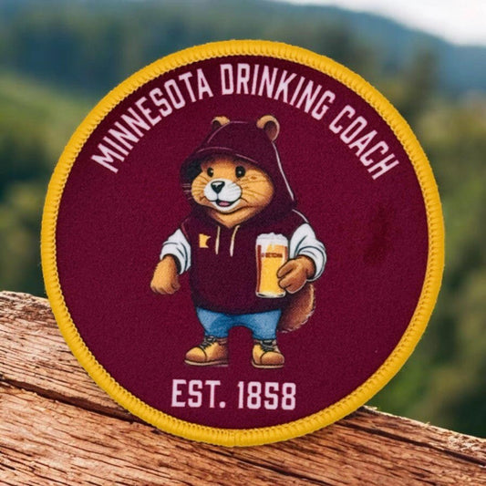 Minnesota "Drinking Coach" Iron On Sublimation Patch - Wander Together Outfitters